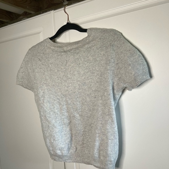 Paloma 100% Cashmere Short Sleeve Sweater - Picture 8 of 10